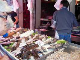 Venedig 28 Venedig Fischmarkt Verkauf