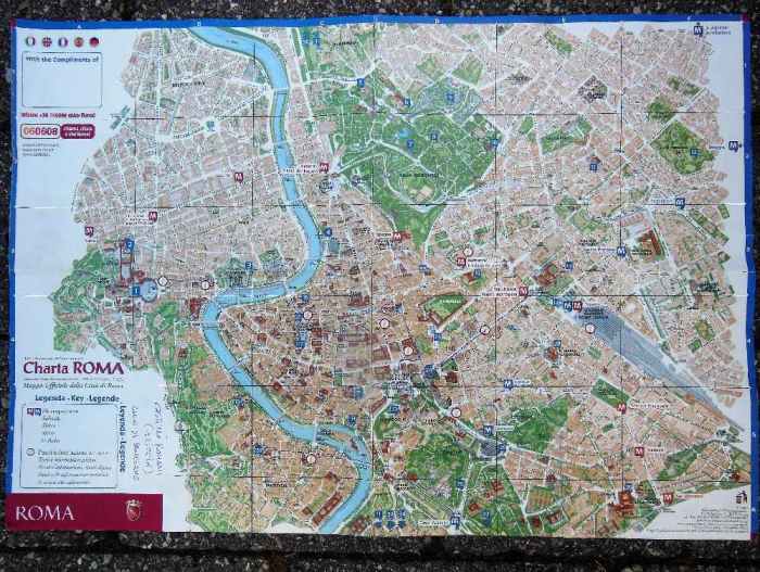Rom 1 Stadtplan